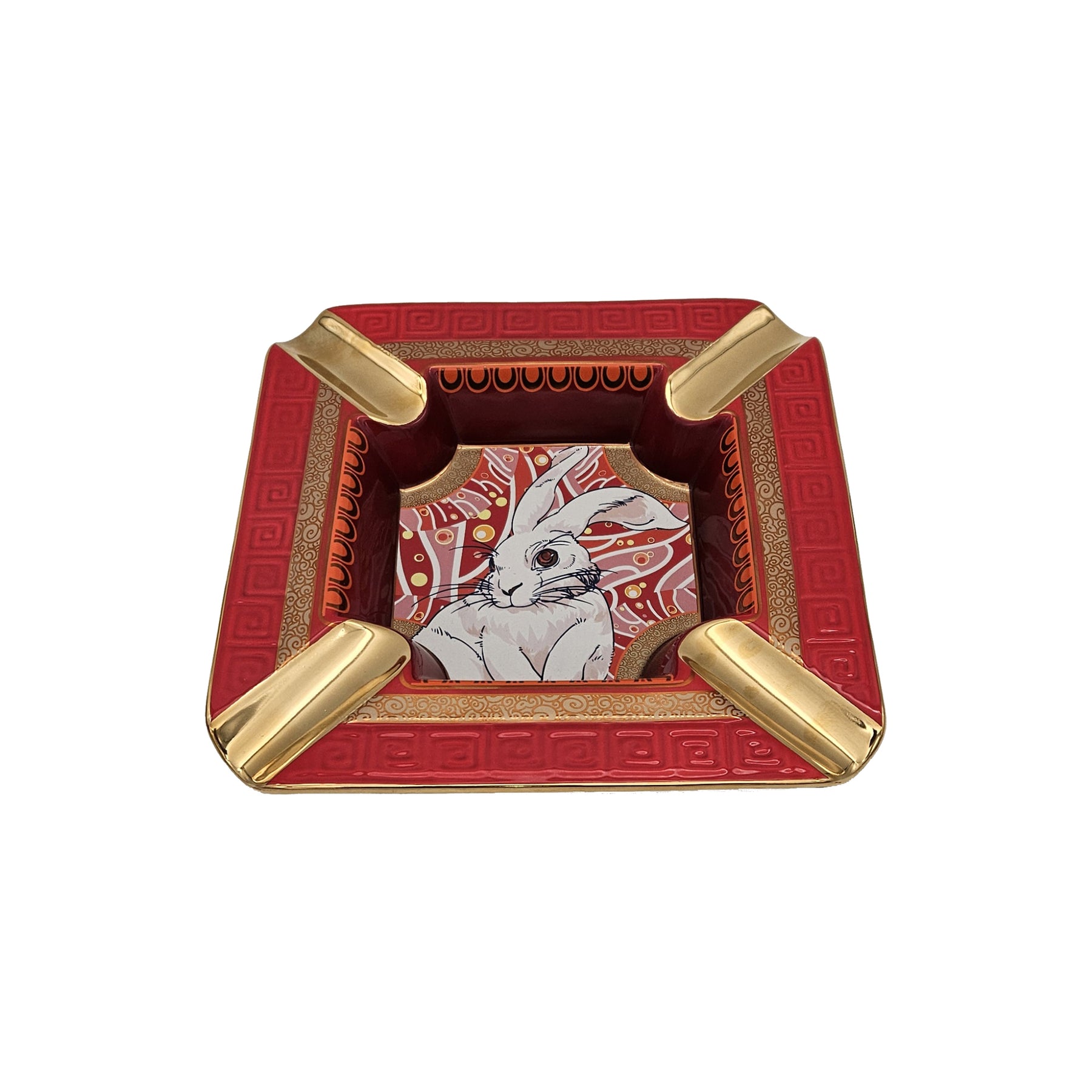 Cendrier lapin en céramique