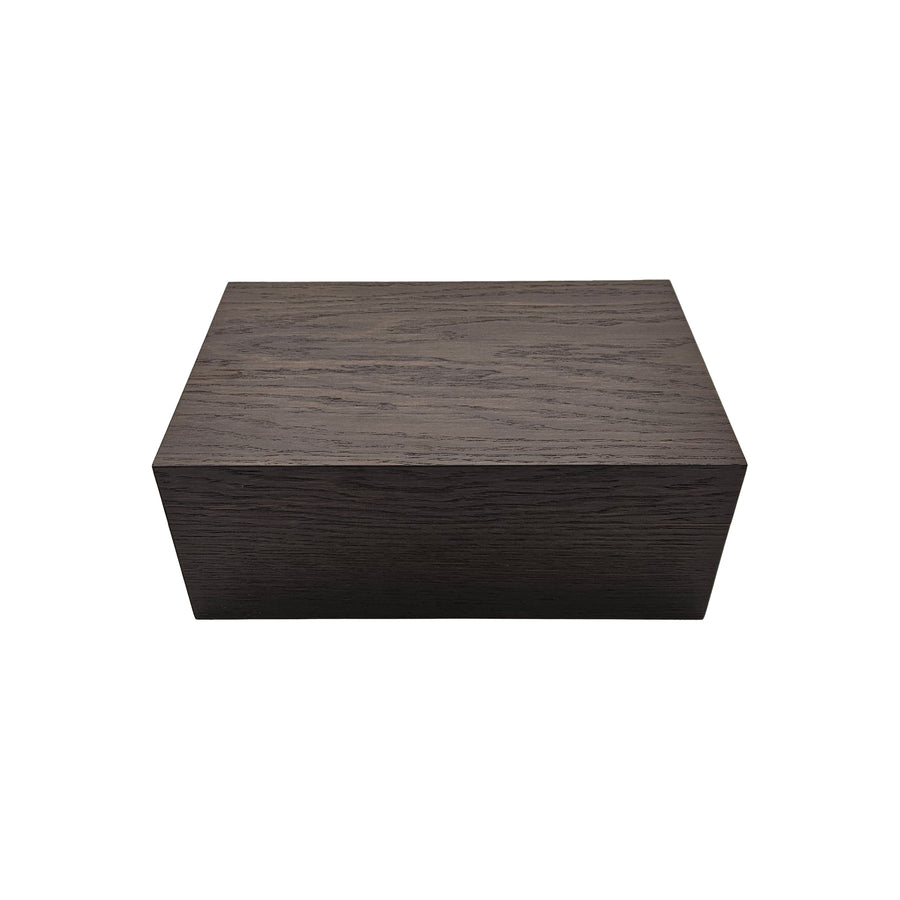 Humidor en chêne des marais à coins arrondis