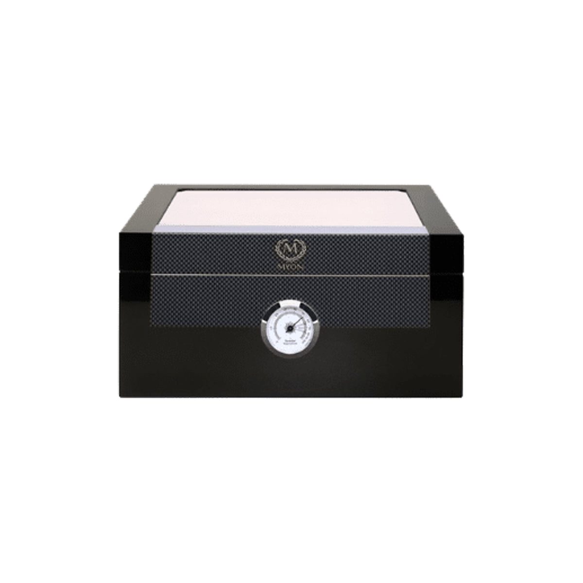 Humidor moyen avec couvercle en verre