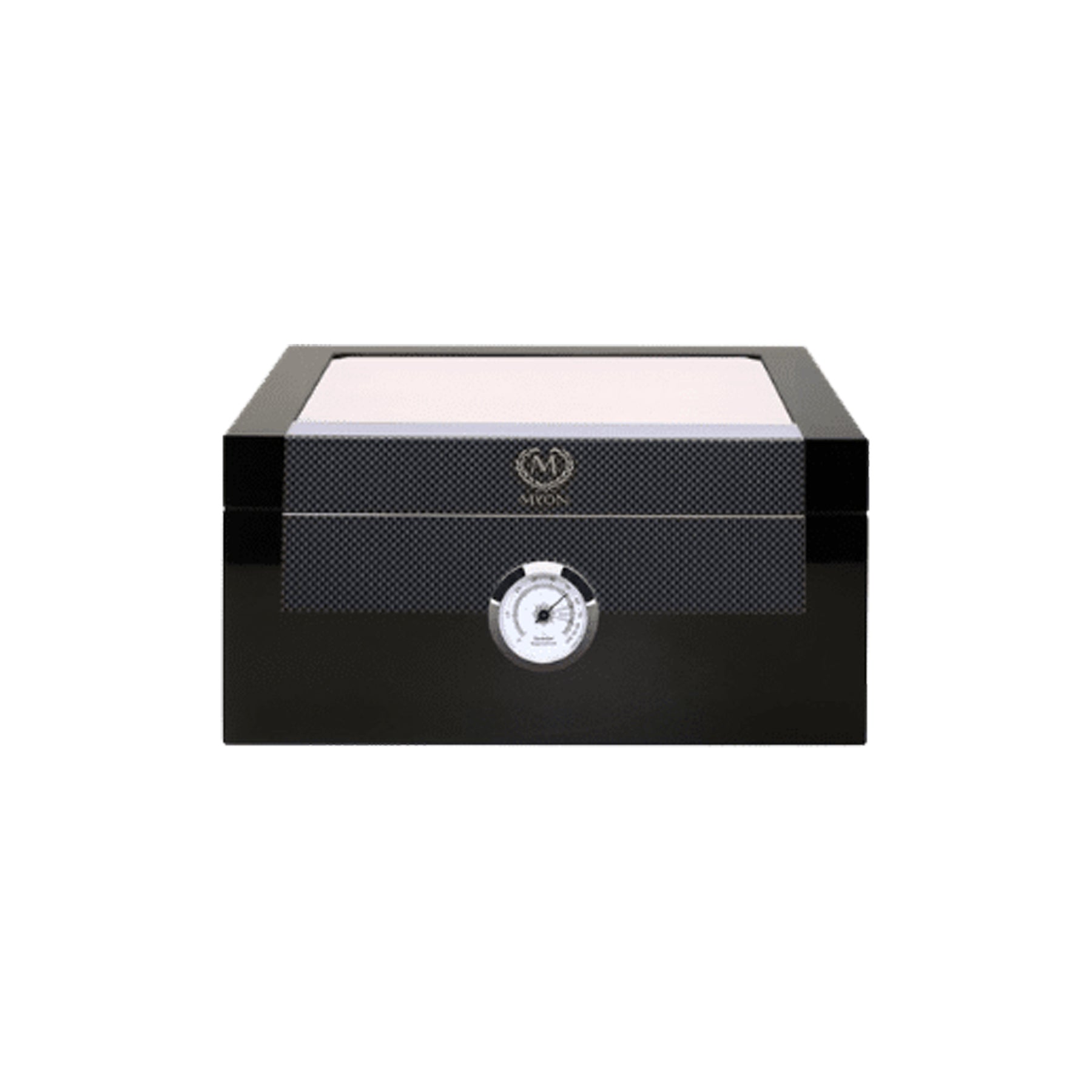 Humidor moyen avec couvercle en verre