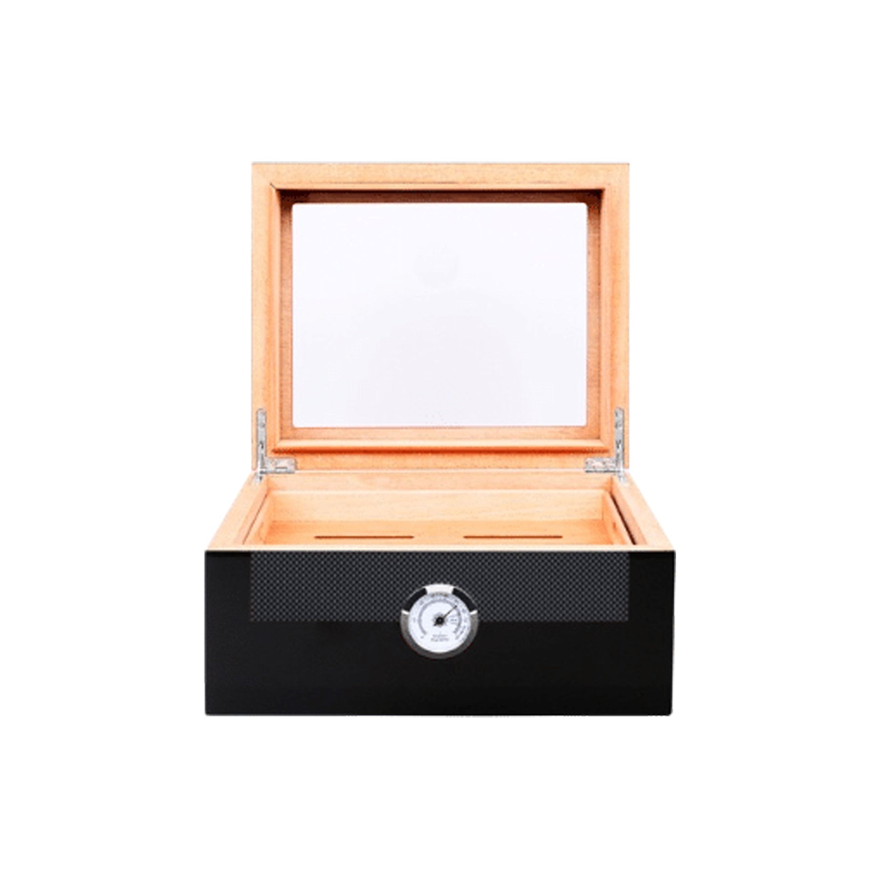 Humidor moyen avec couvercle en verre