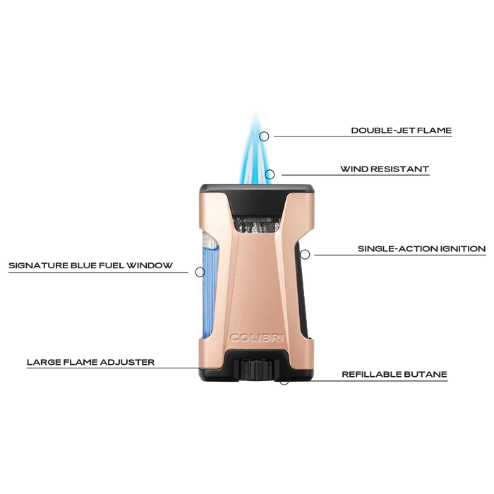 Briquet jet double REBEL