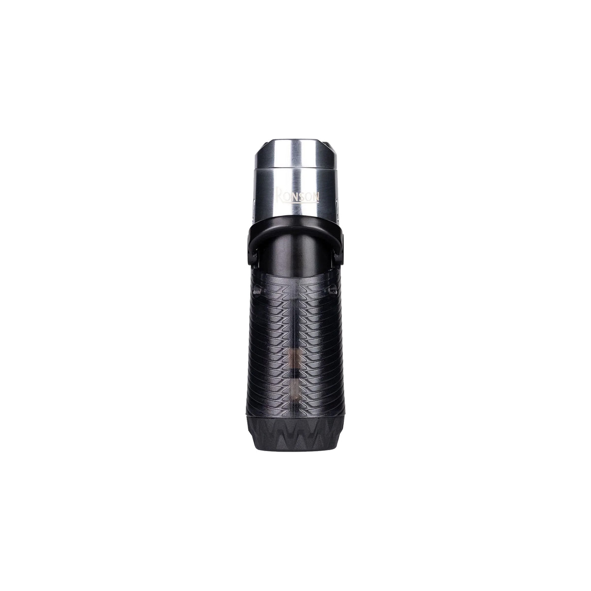 Briquet à gaz Jet pour cigares ARGENT/NOIR